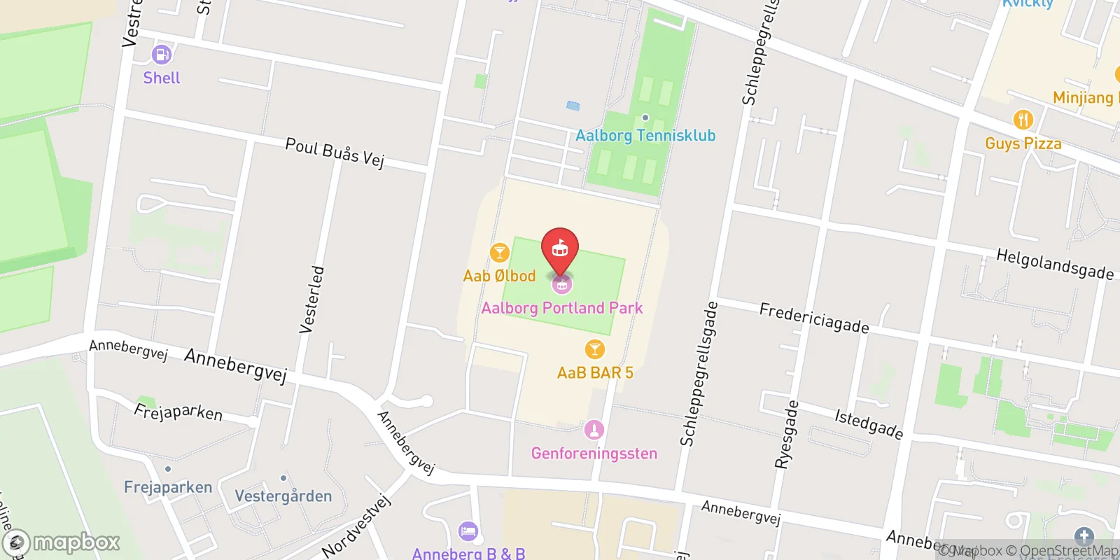 Mapa: Aalborg