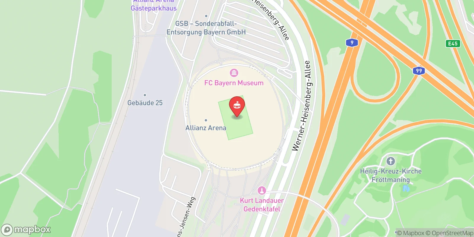 Mapa: Schwabing-Freimann