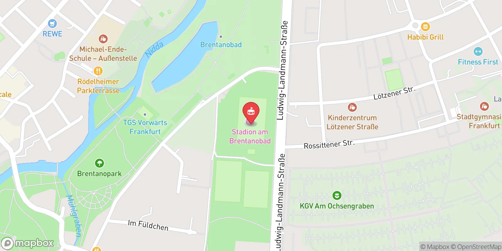 Mapa: Frankfurt