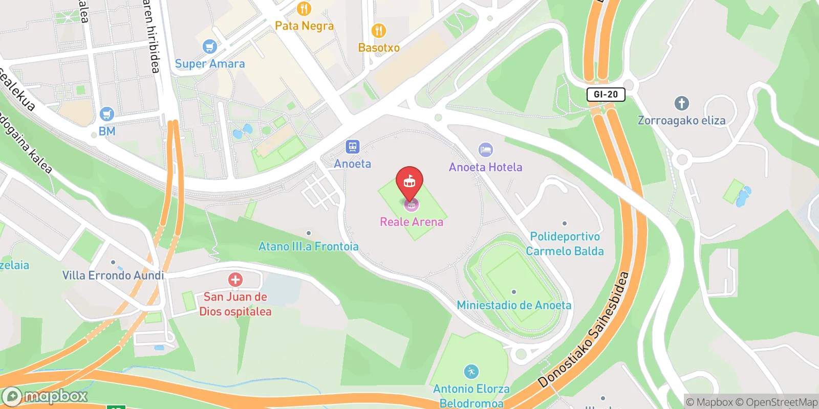 Mapa: San Sebastián