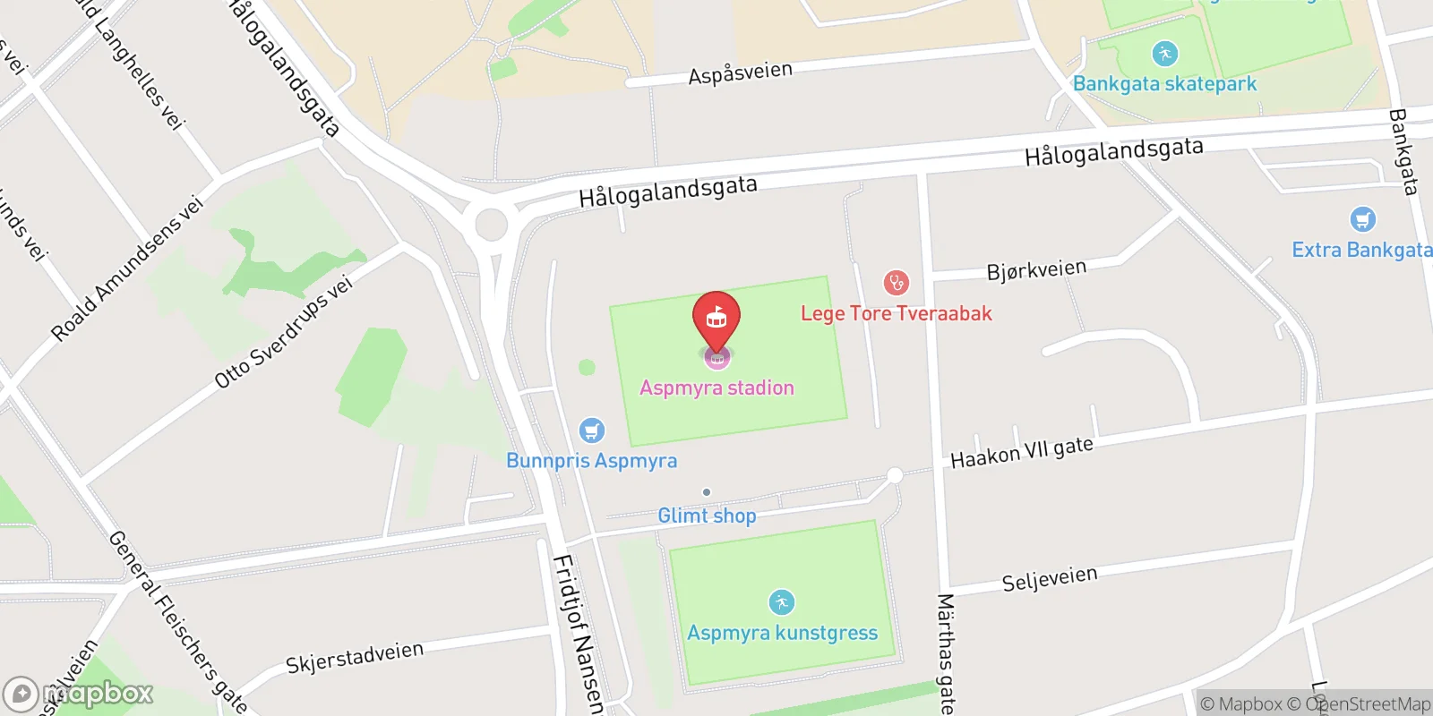 Mapa: Bodø