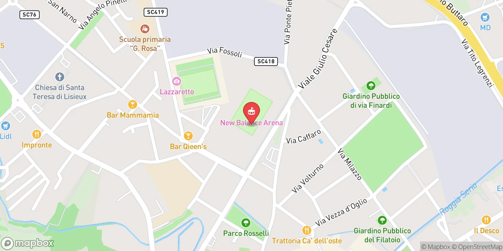 Mapa: Bergamo