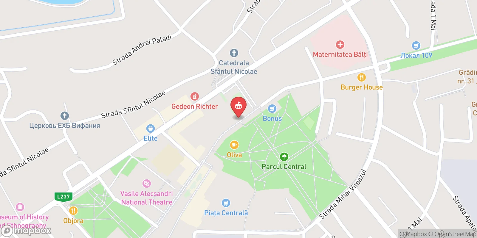 Mapa: Bălți