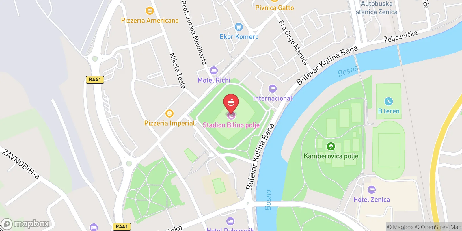 Mapa: Zenica
