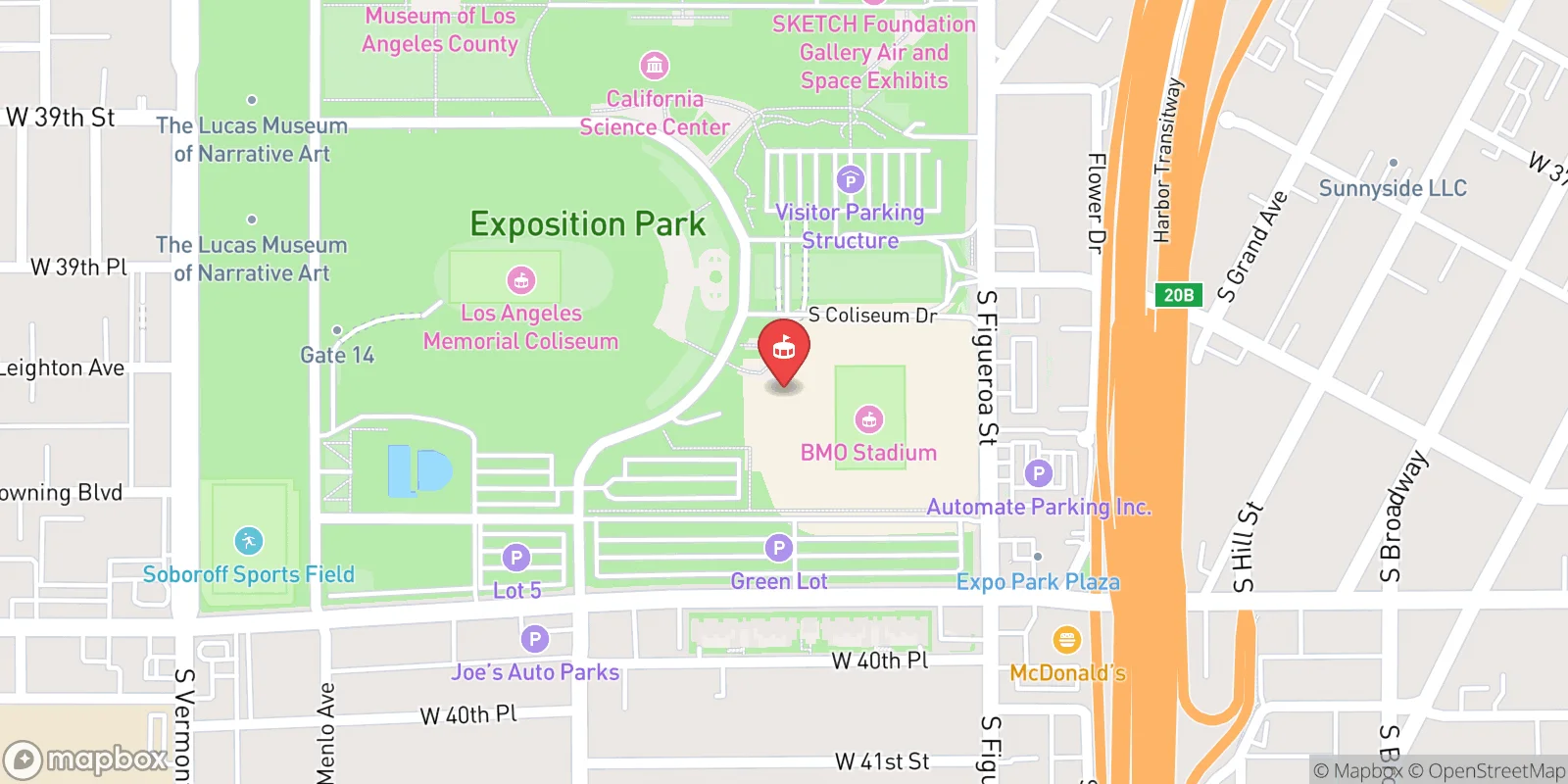 Mapa: Los Angeles