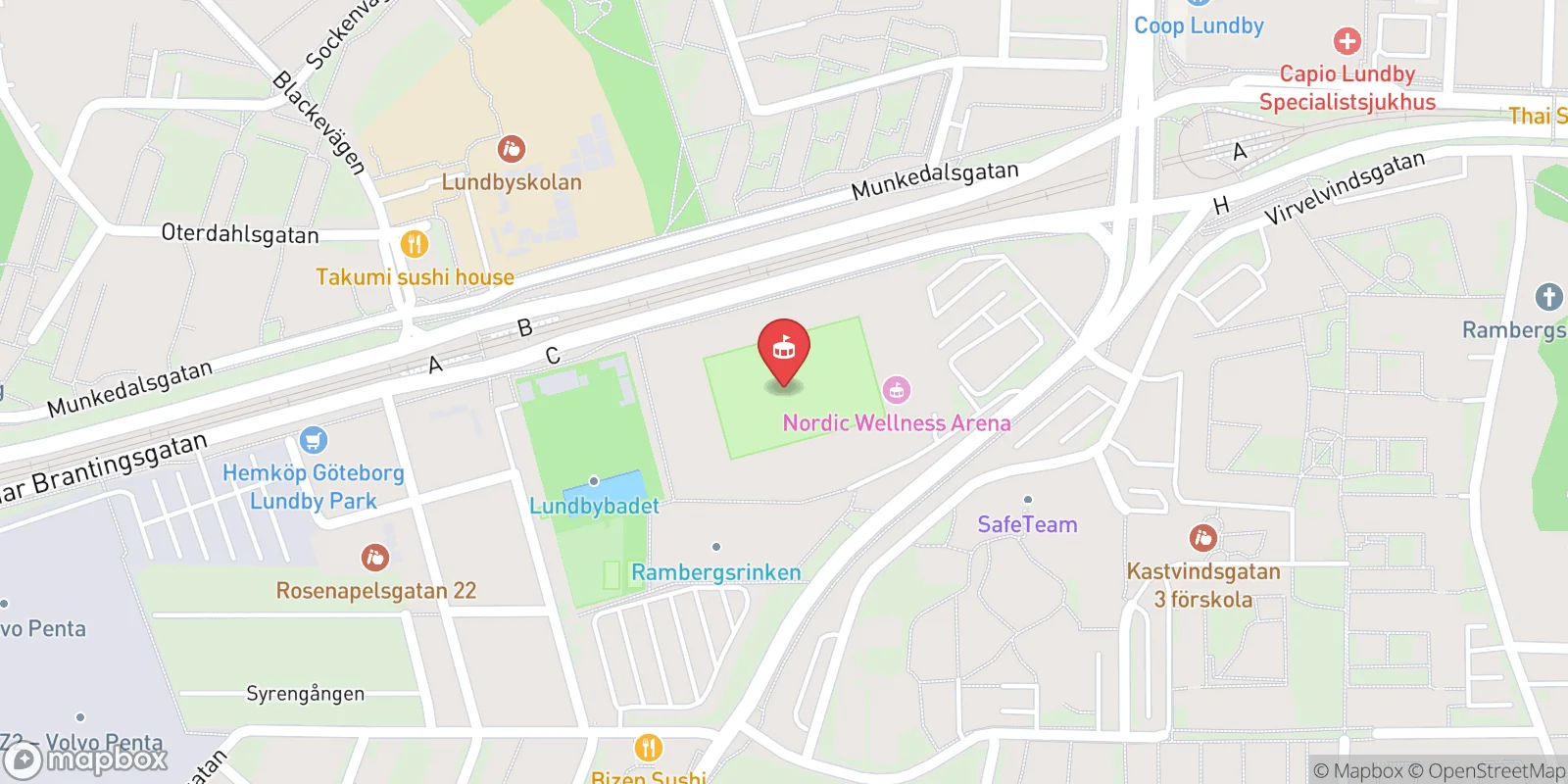 Mapa: Göteborg