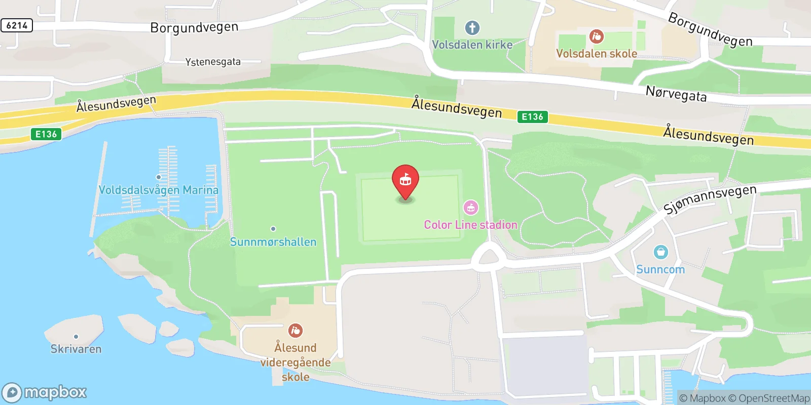 Mapa: Ålesund