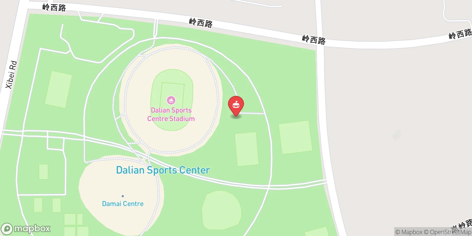 Mapa: Dalian