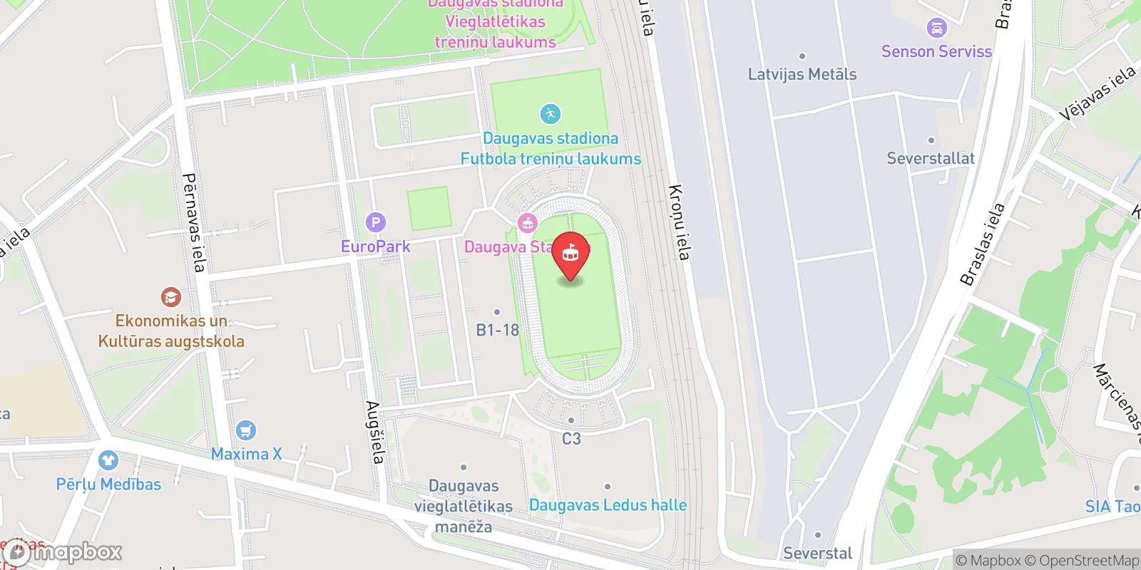 Mapa: Riga
