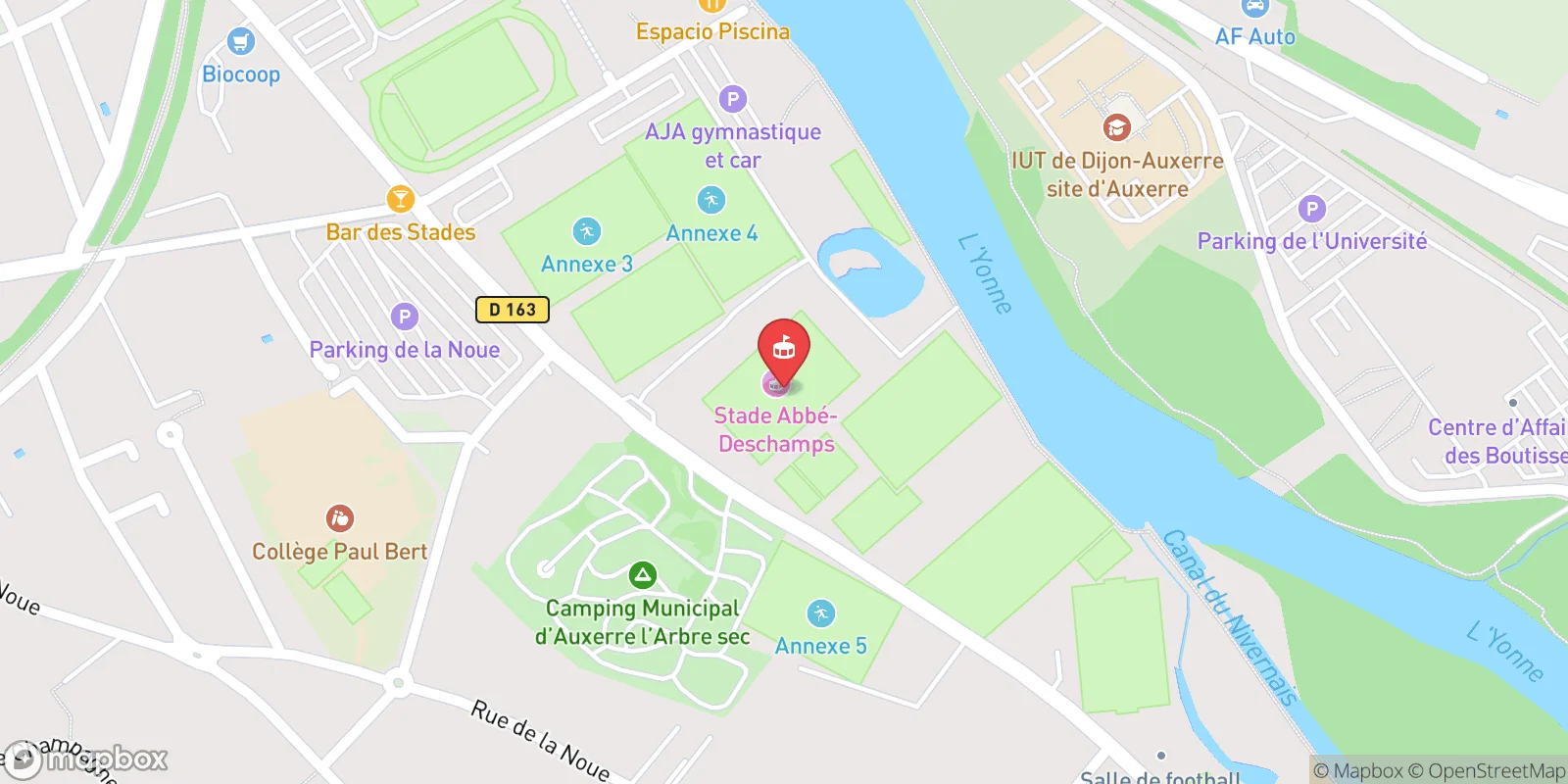 Mapa: Auxerre