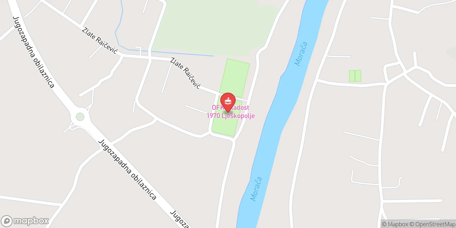 Mapa: Podgorica