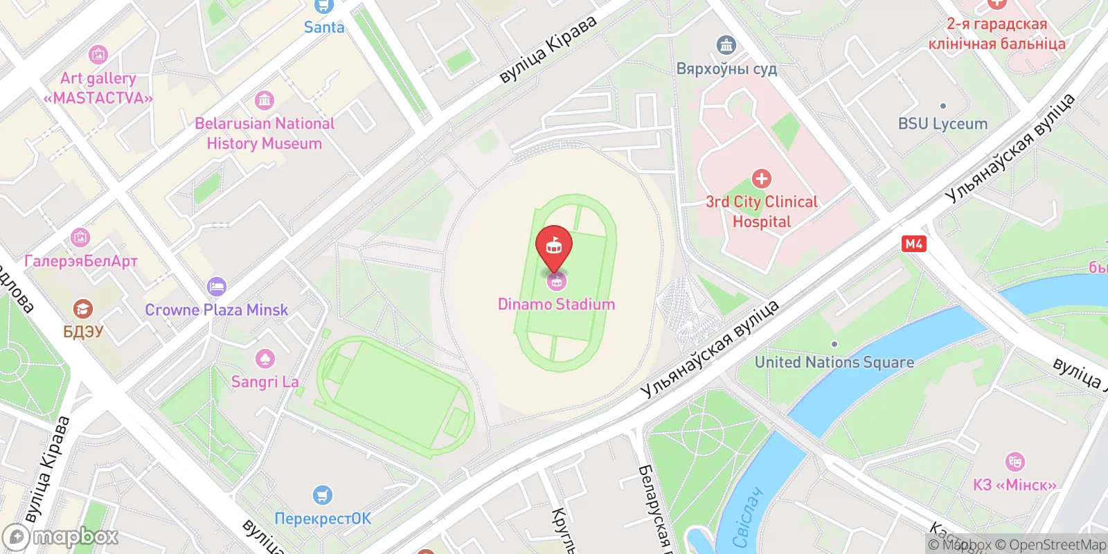 Mapa: Minsk