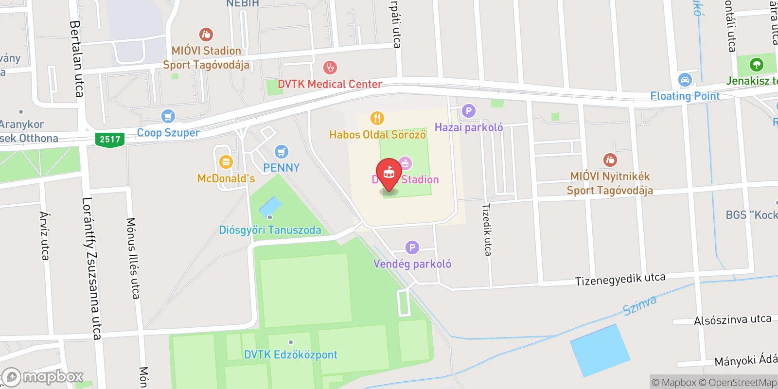 Mapa: Miskolc