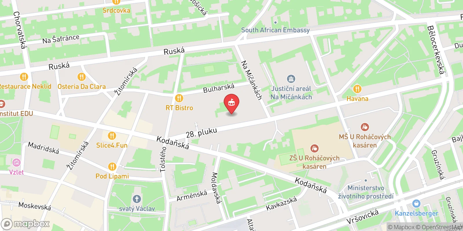 Mapa: Praha
