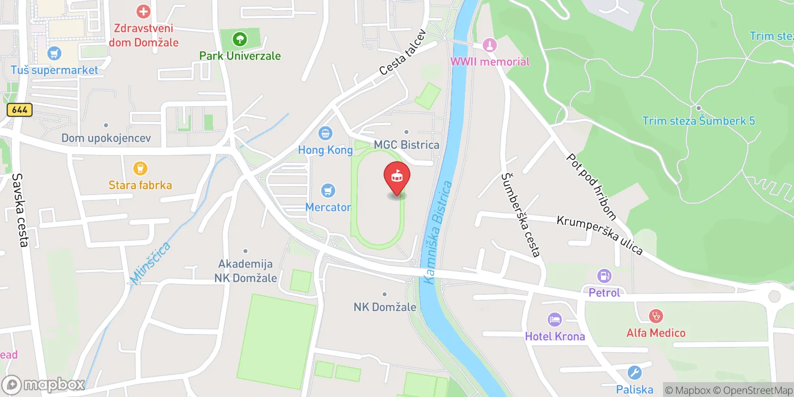 Mapa: Domžale