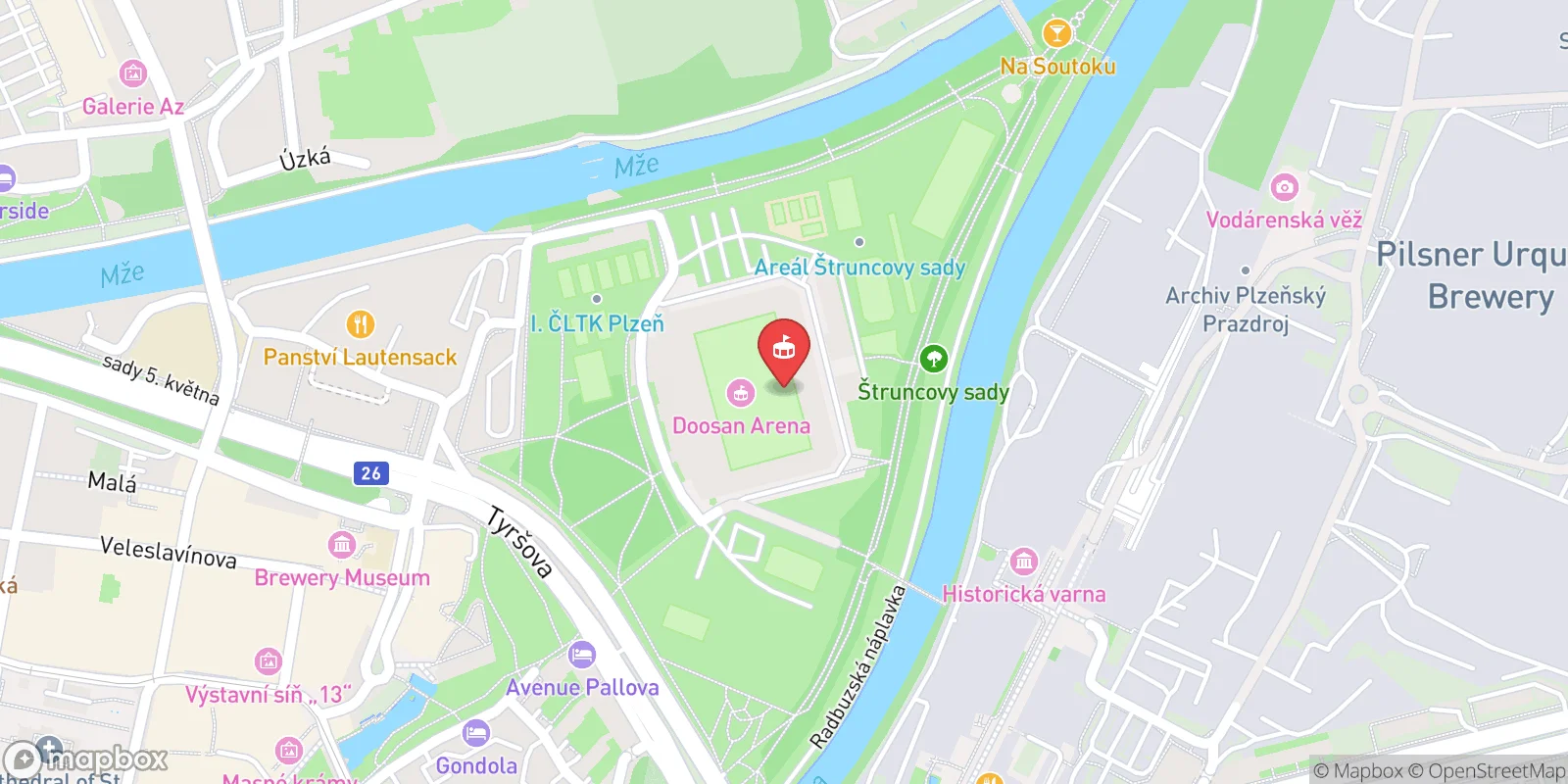 Mapa: Plzeň