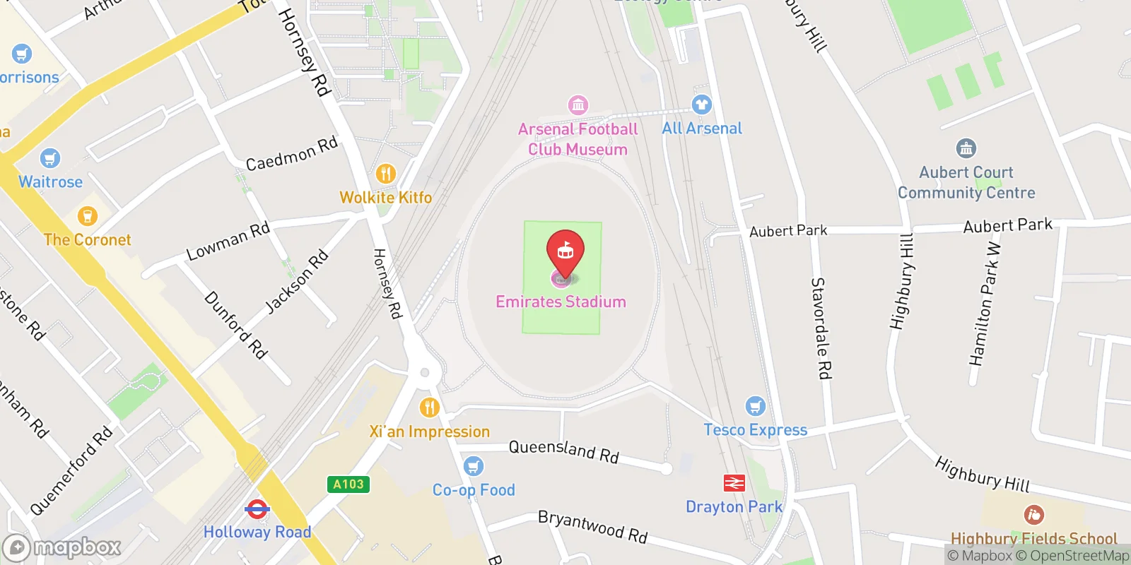 Mapa: London Borough of Islington