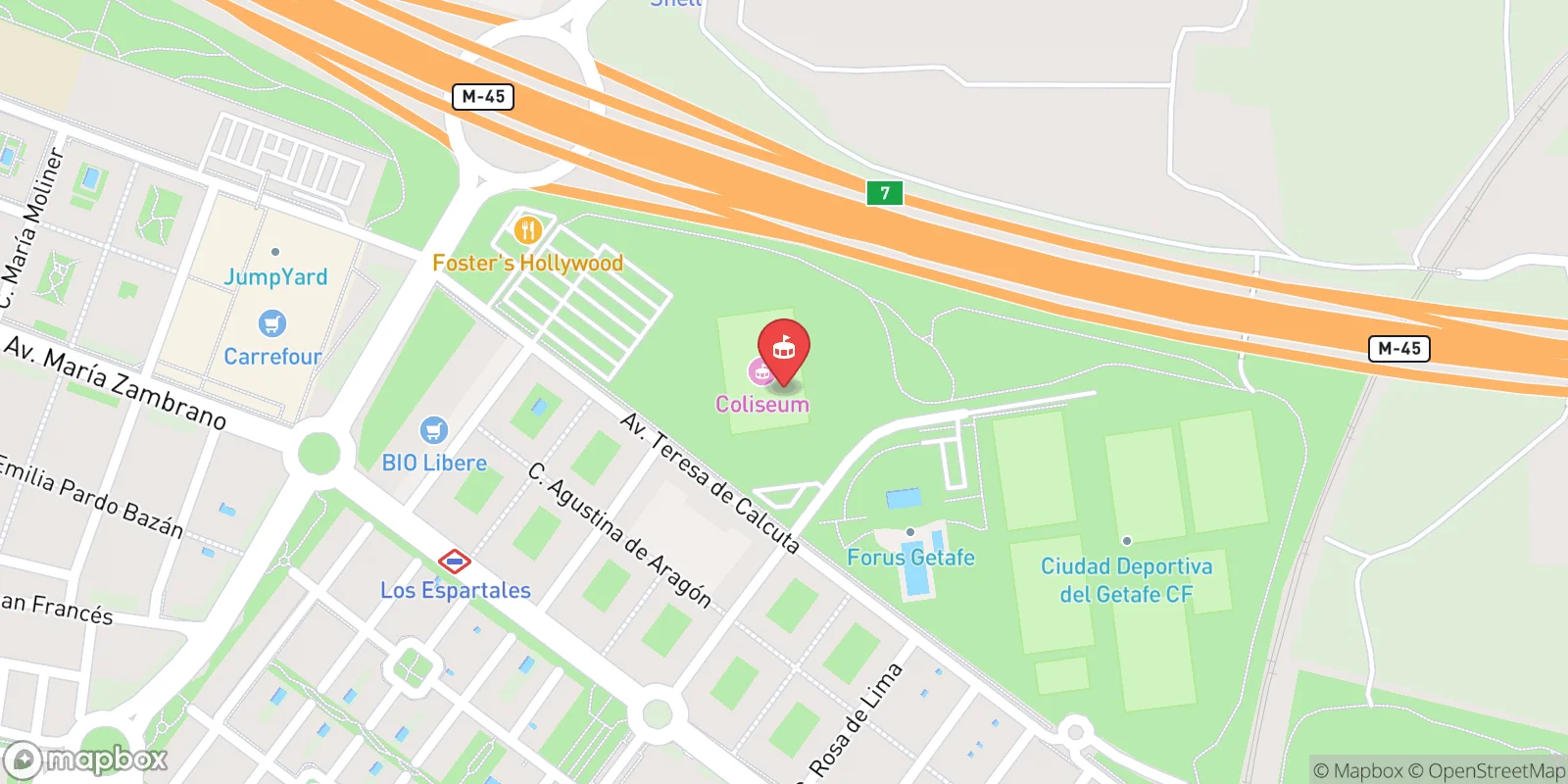 Mapa: Getafe