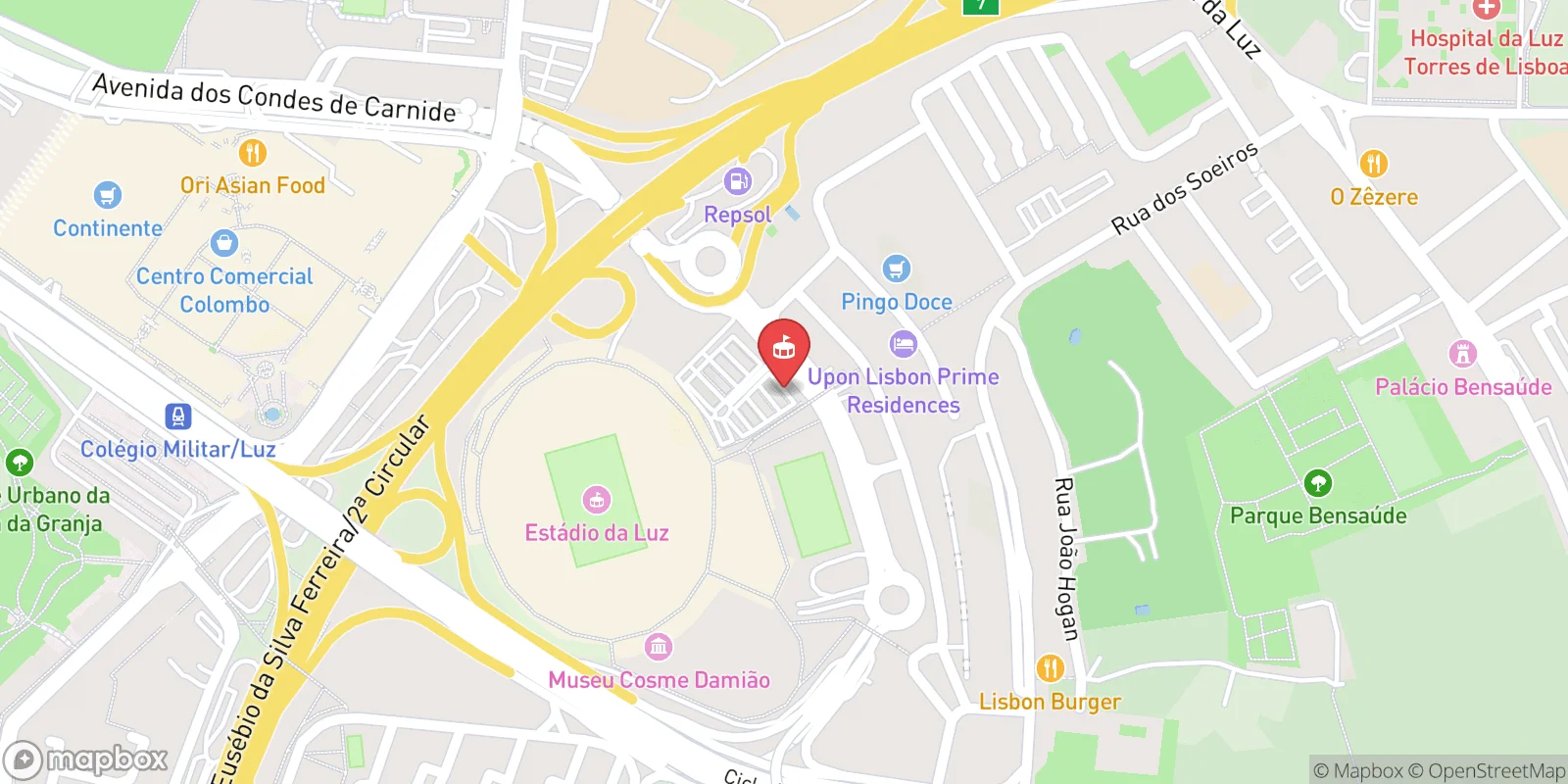 Mapa: Lisbon