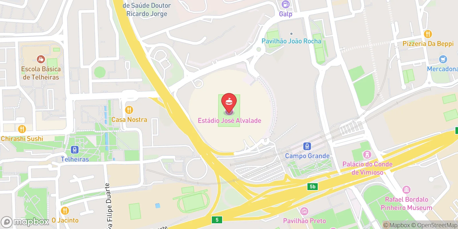 Mapa: Lisabon