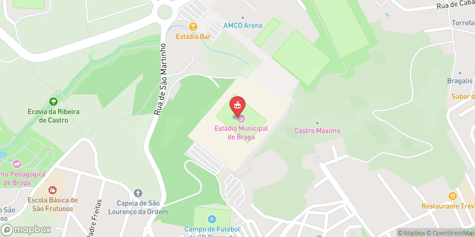 Mapa: Braga