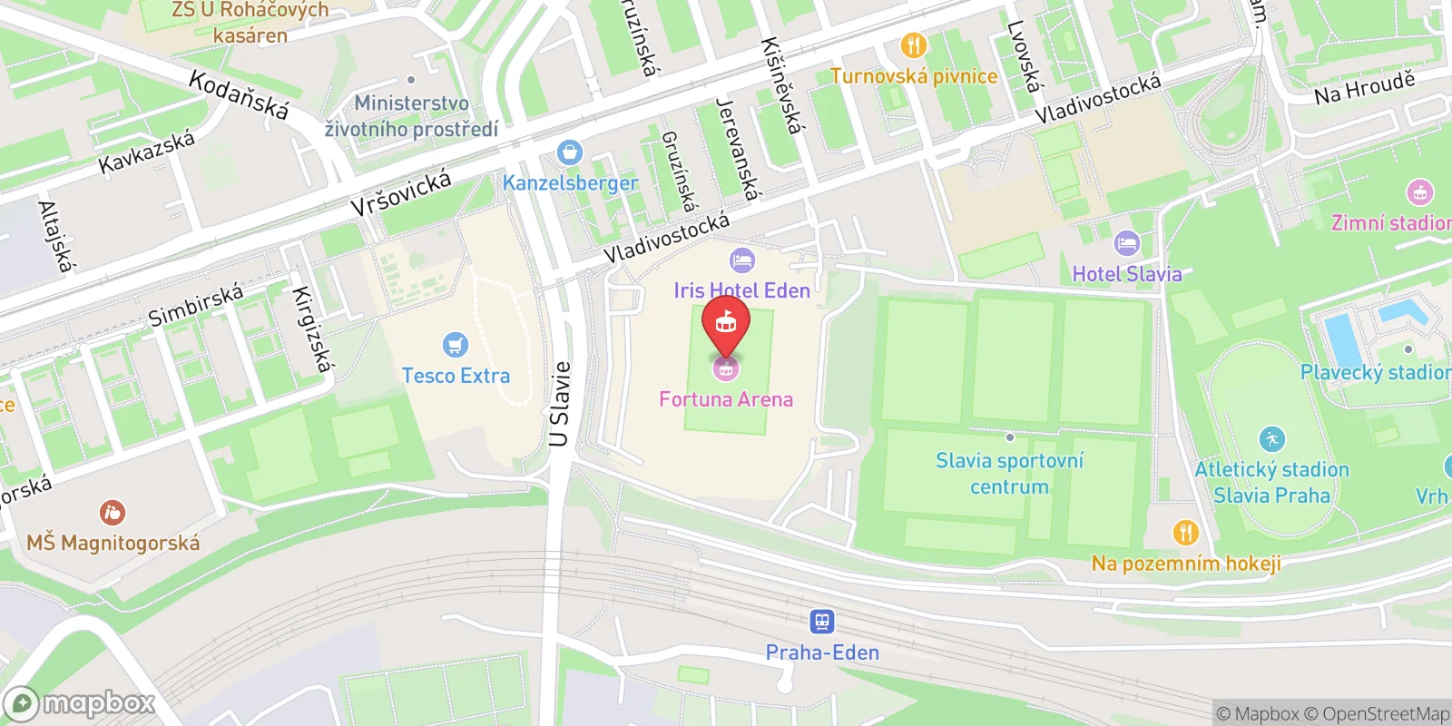 Mapa: Praha