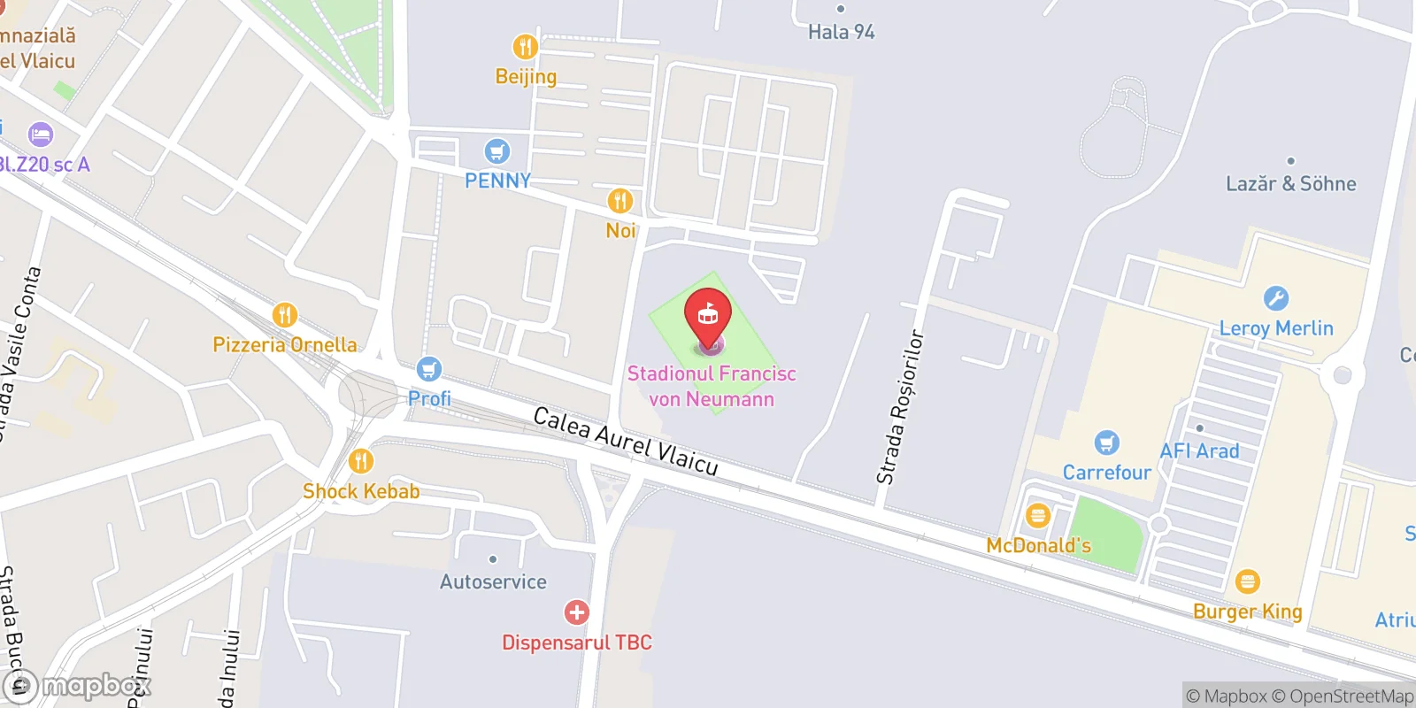 Mapa: Arad