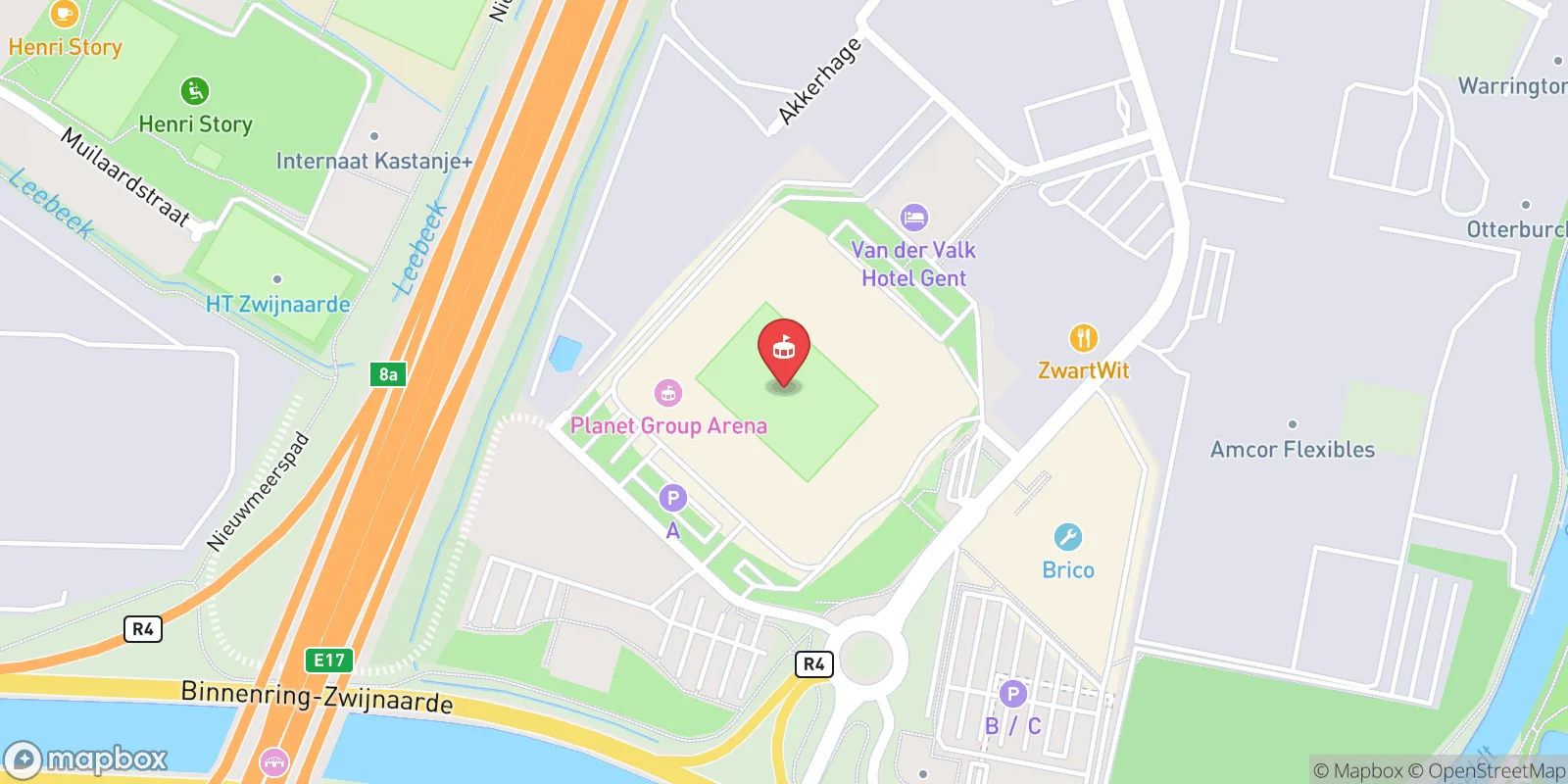 Mapa: Gent