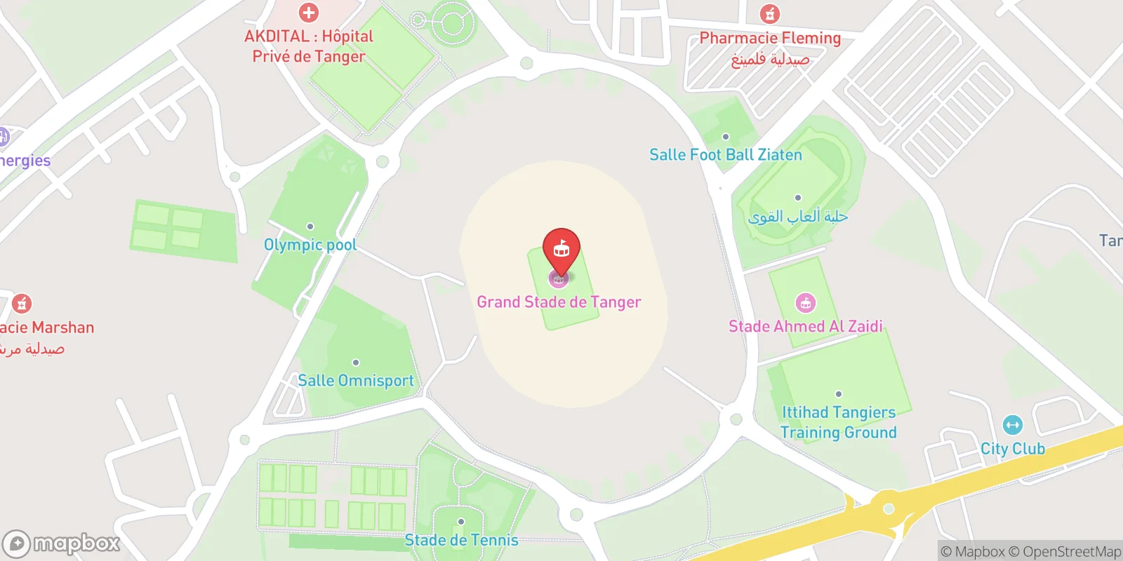 Mapa: Tanger
