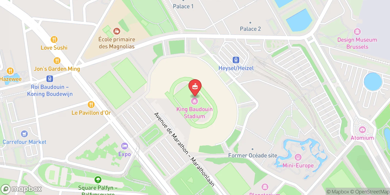 Mapa: Brusel