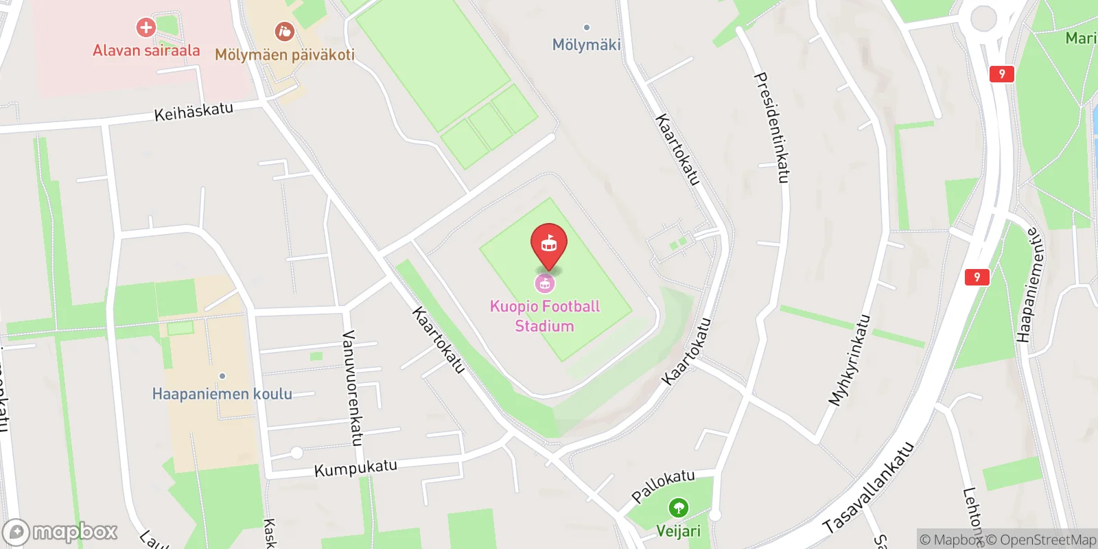 Mapa: Kuopio
