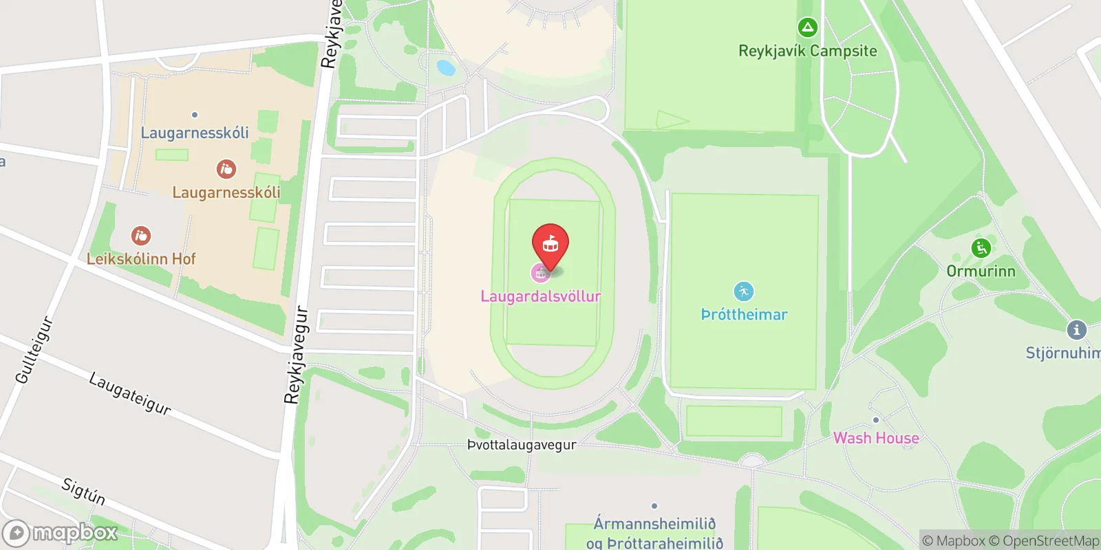 Mapa: Reykjavík