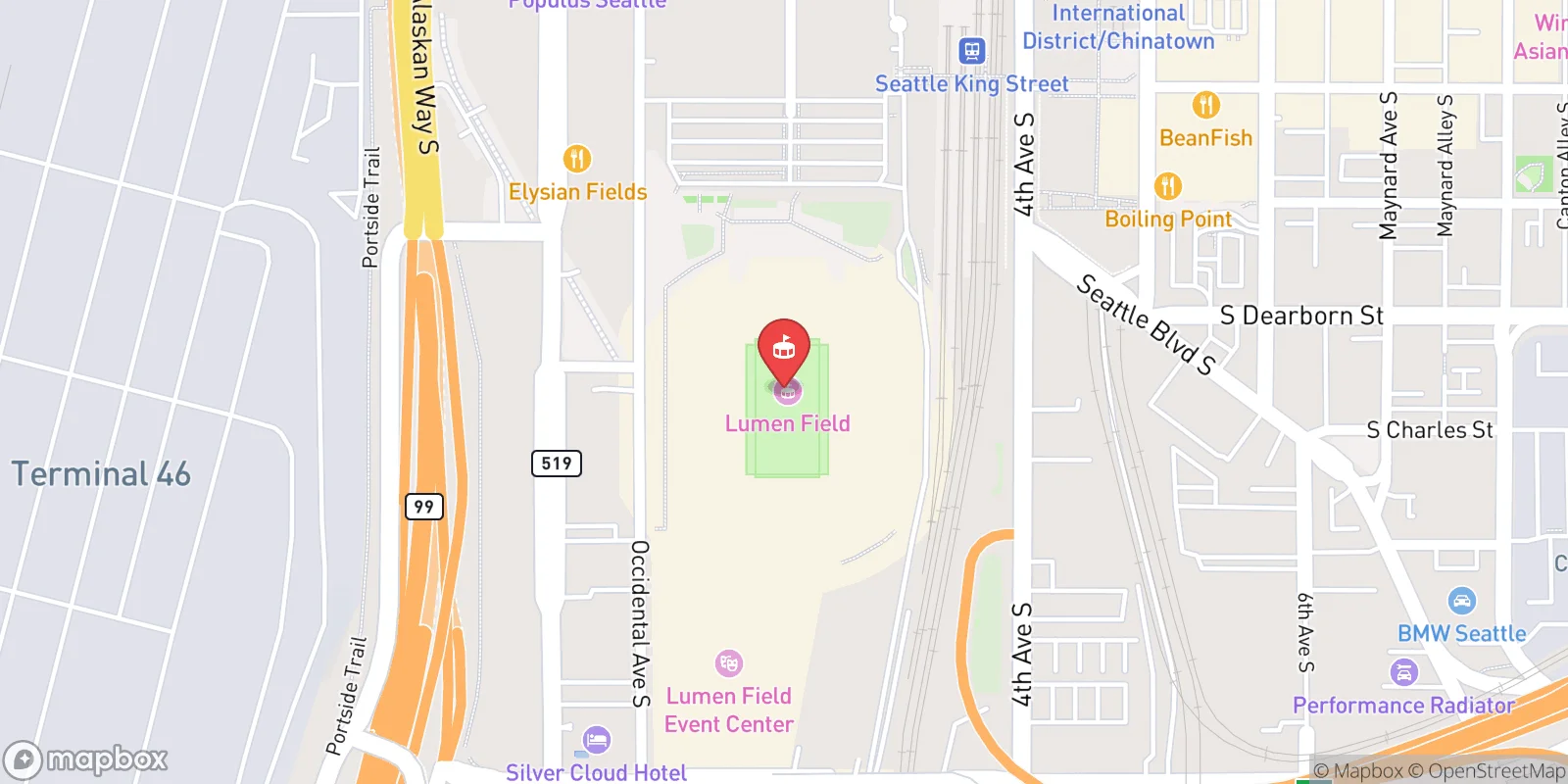 Mapa: Seattle