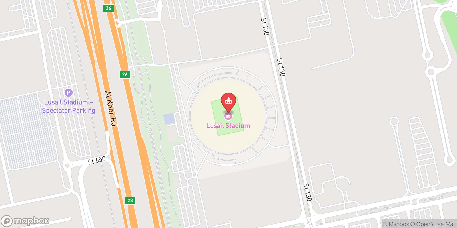Mapa: Lusail