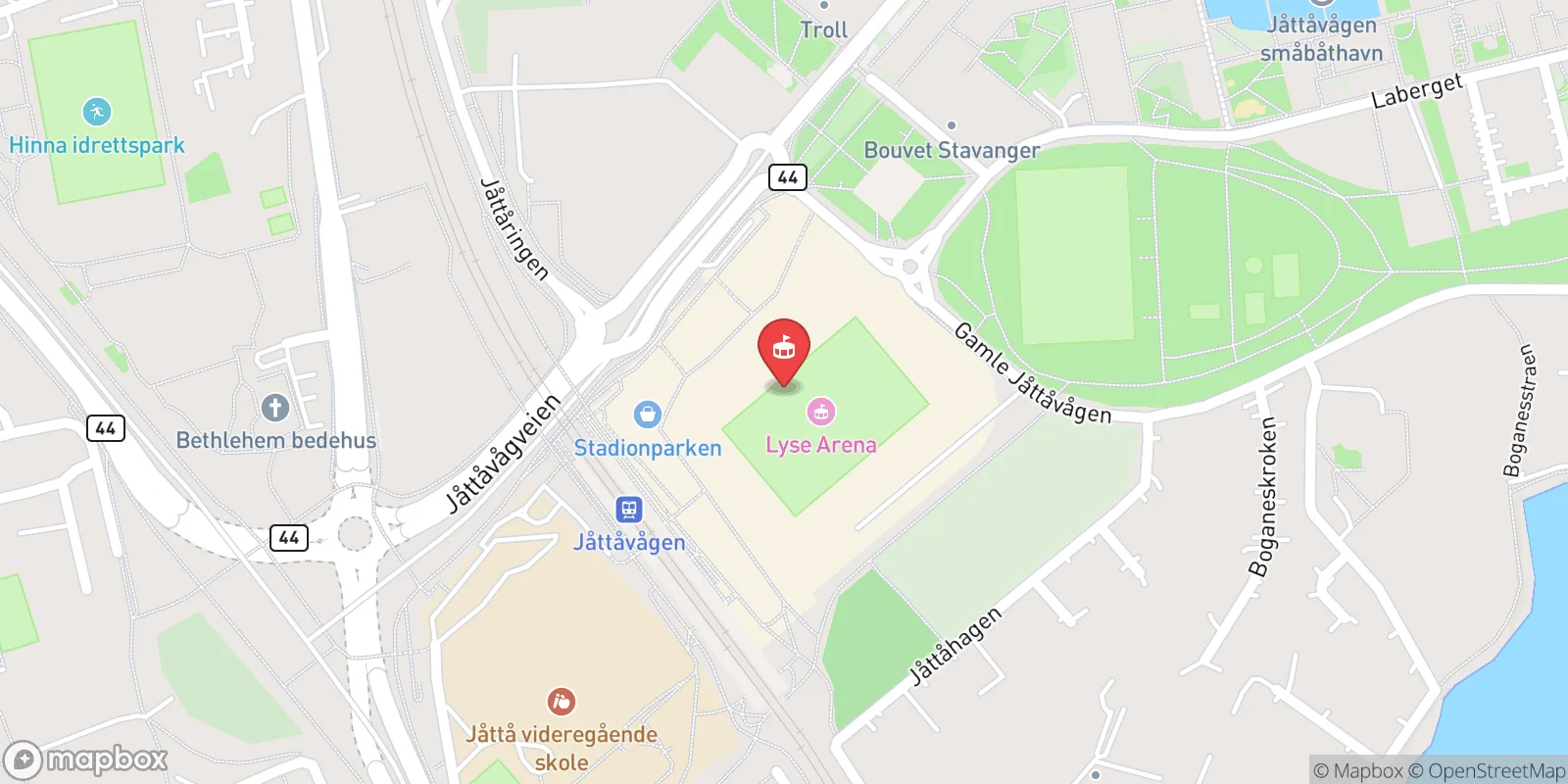 Mapa: Stavanger
