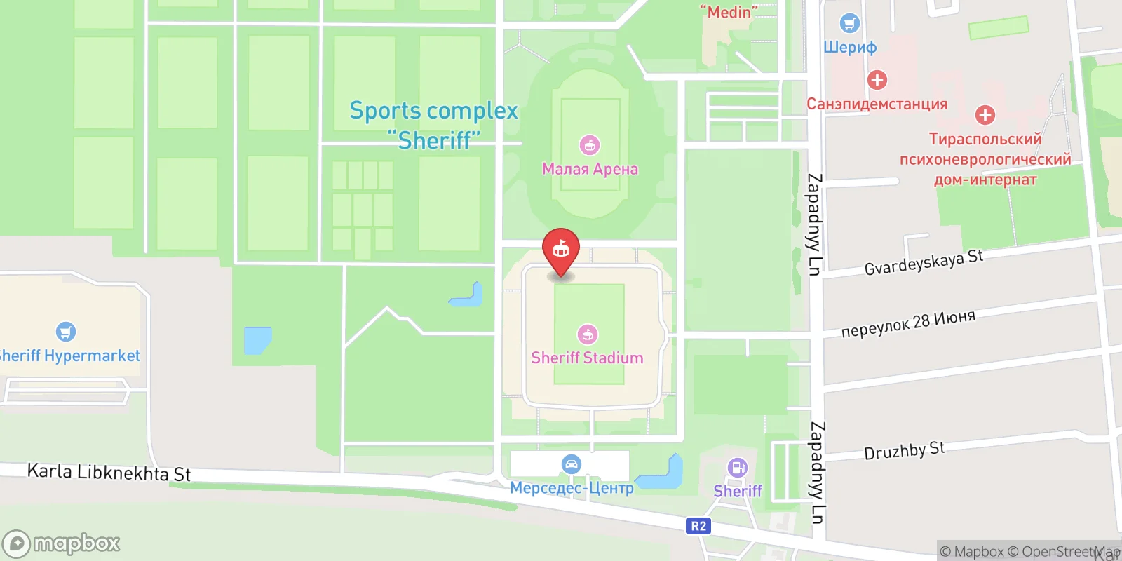 Mapa: Tiraspol