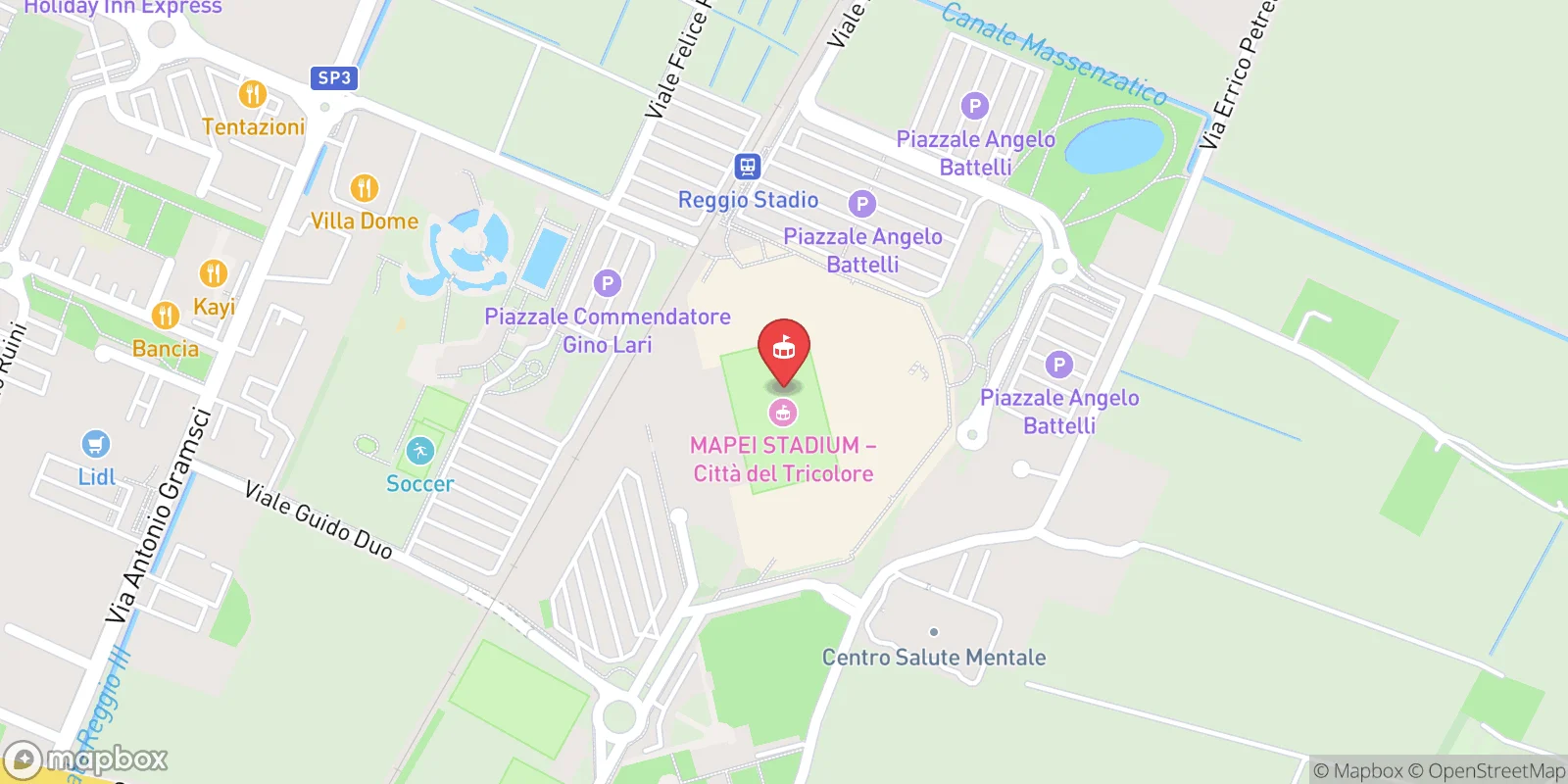 Mapa: Reggio Emilia