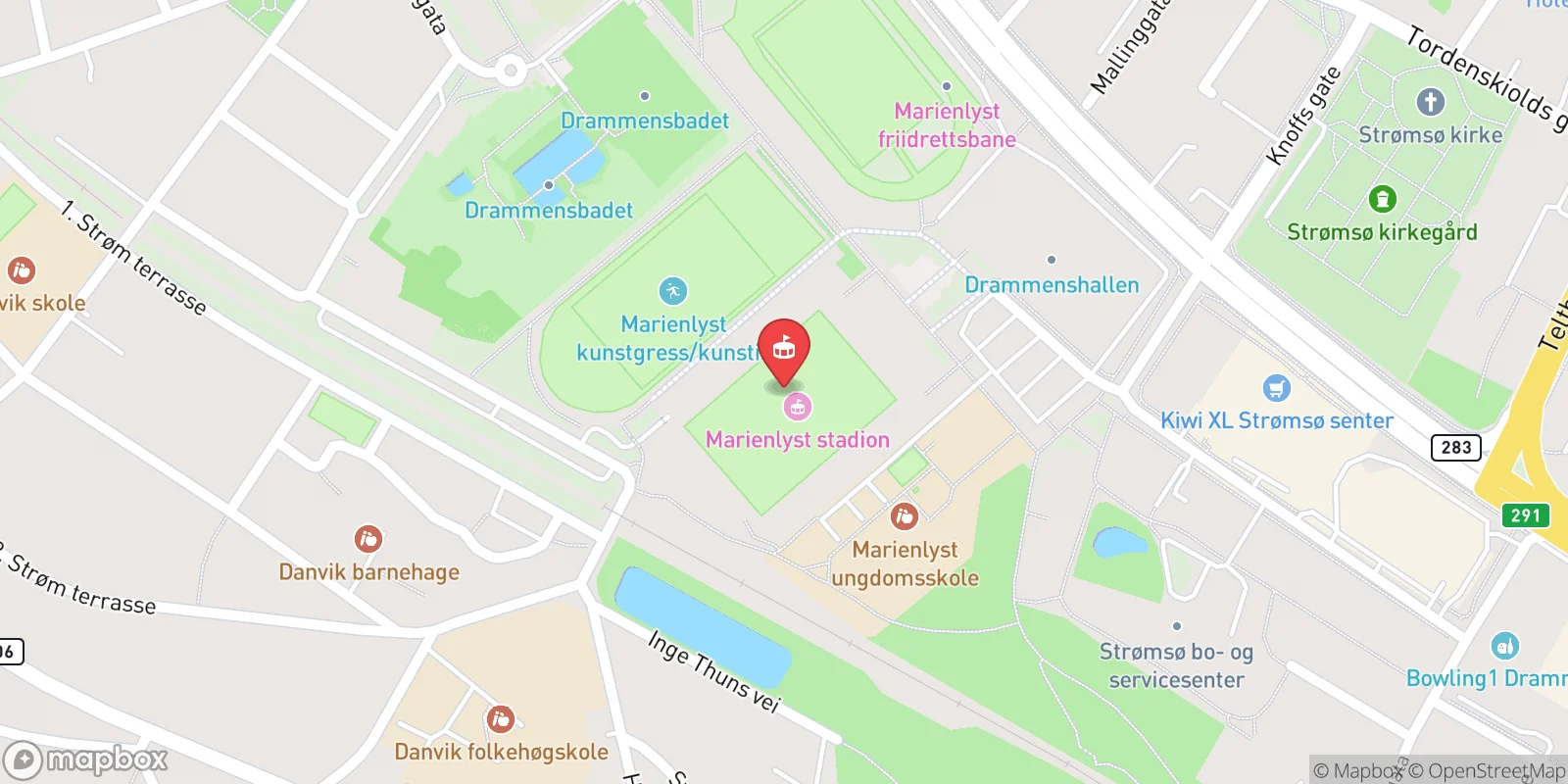Mapa: Drammen