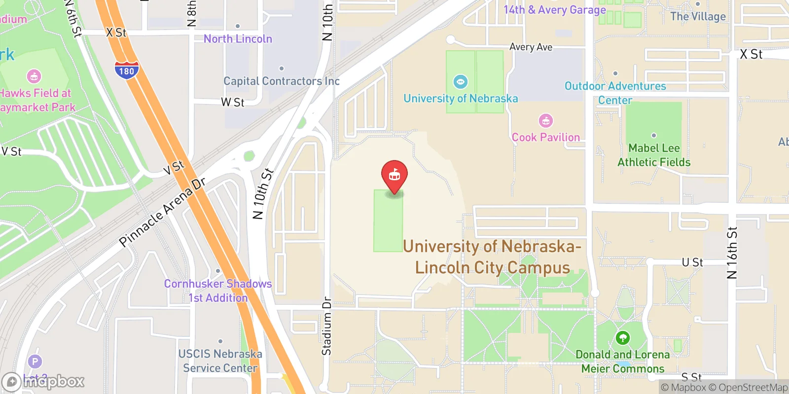 Mapa: Nebraska
