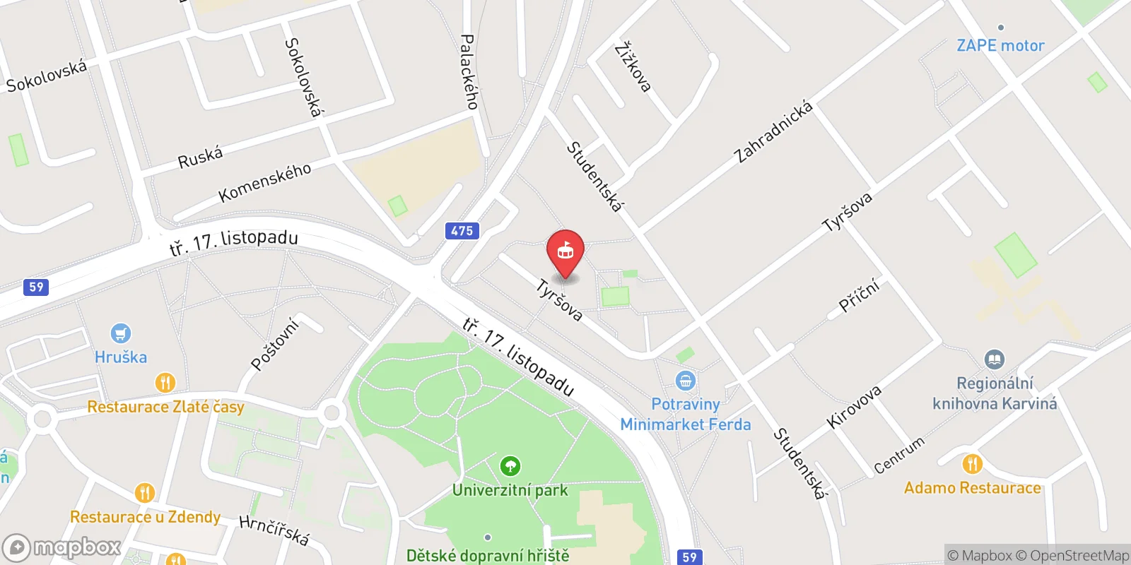 Mapa: Karviná