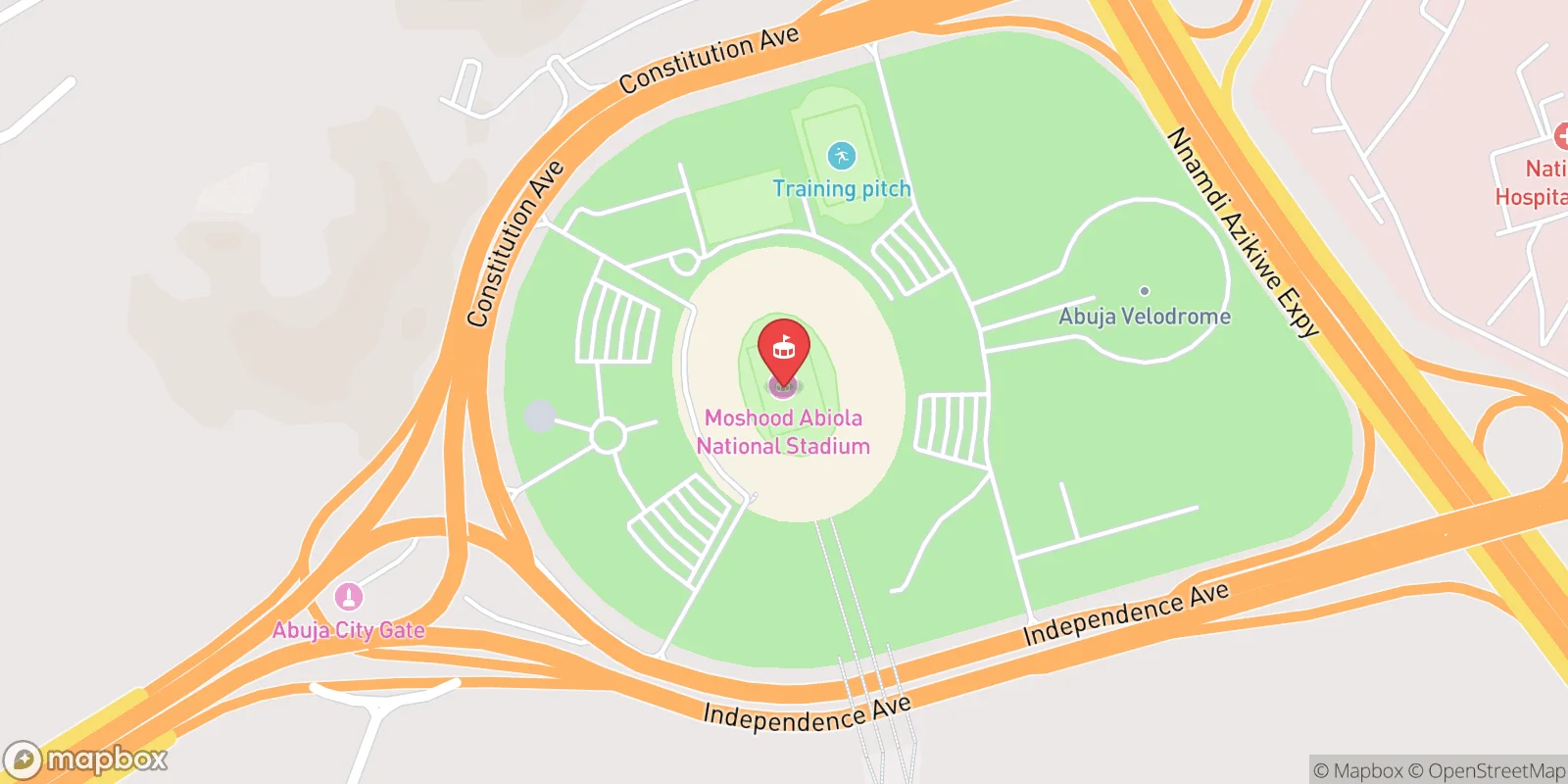 Mapa: Abuja