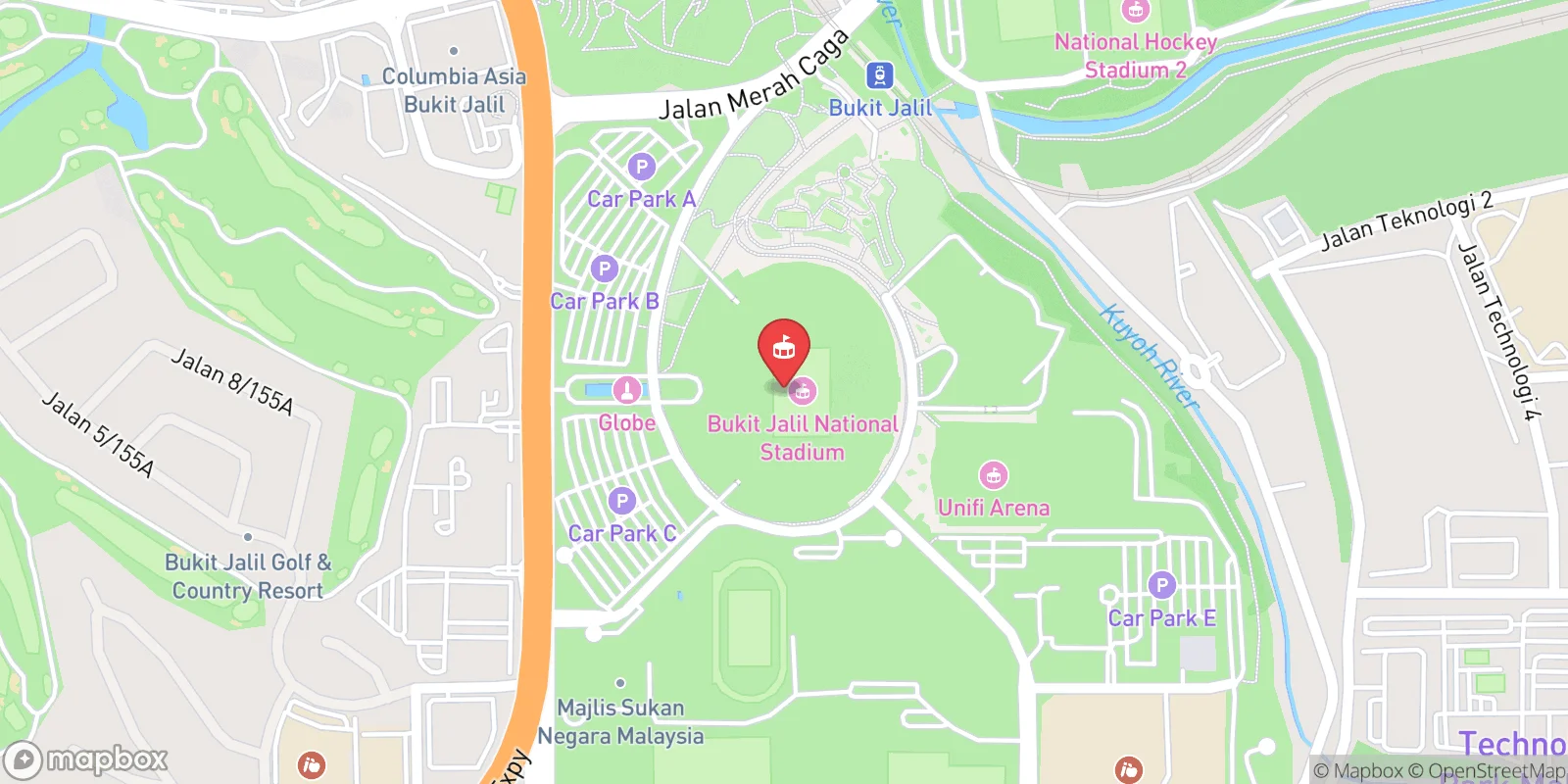 Mapa: Kuala Lumpur