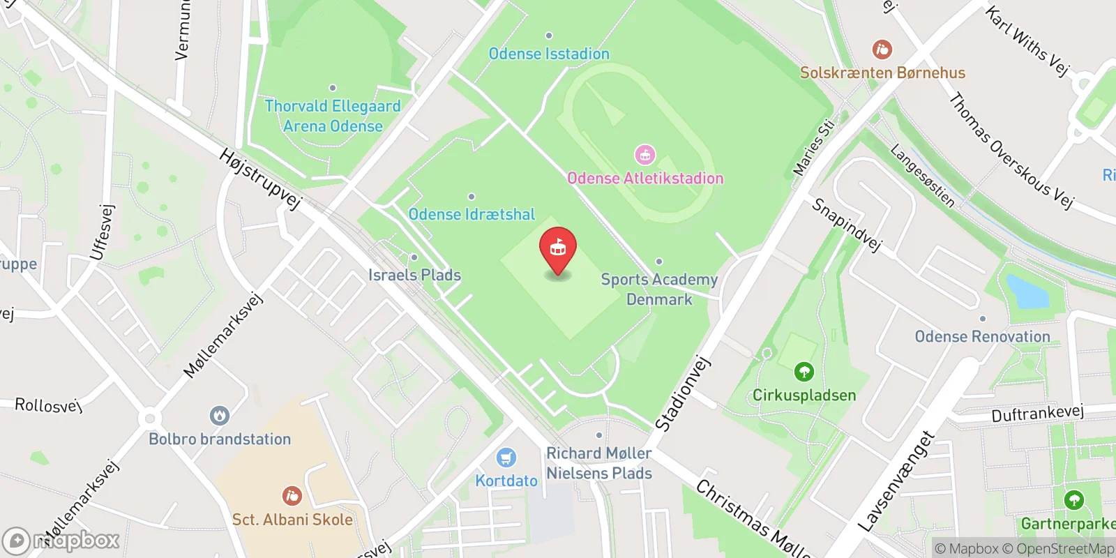 Mapa: Odense