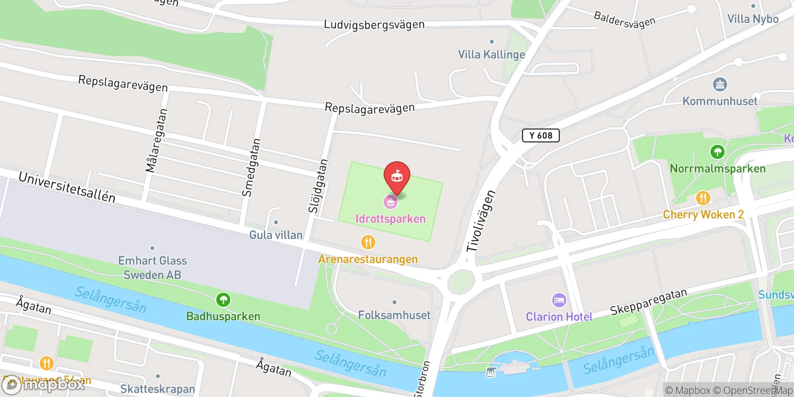 Mapa: Sundsvall