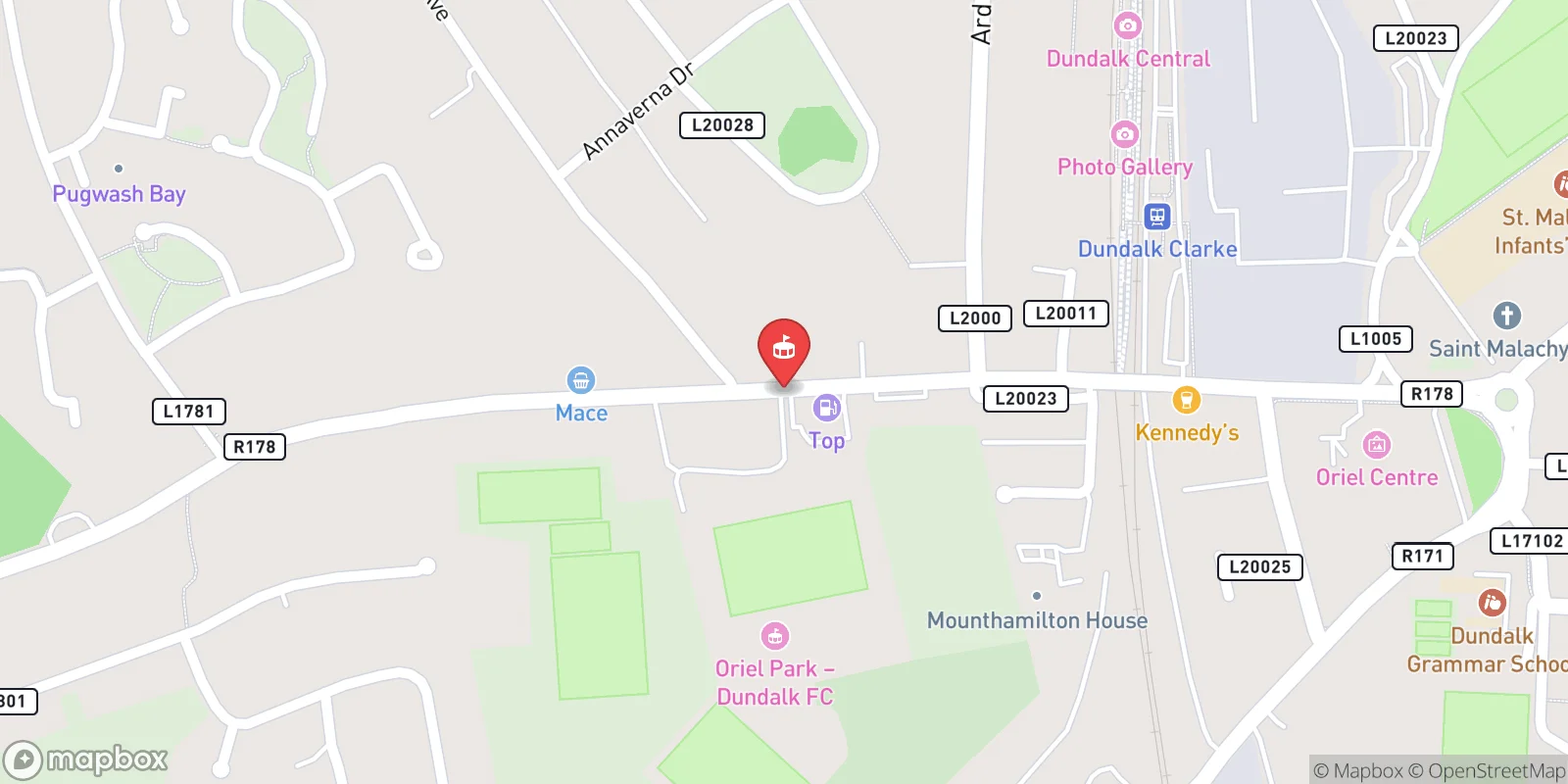 Mapa: Dundalk