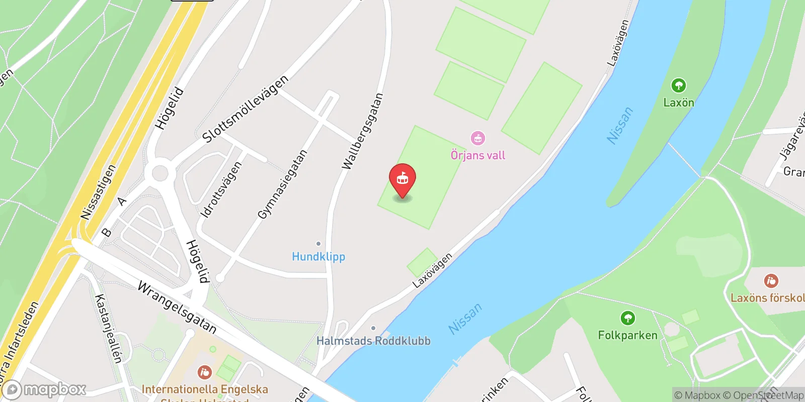 Mapa: Halmstad