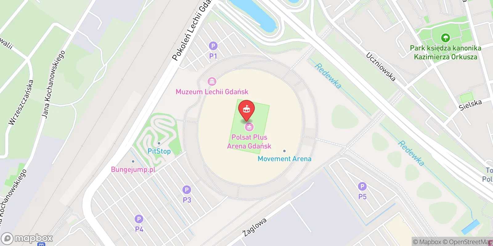 Mapa: Gdaňsk