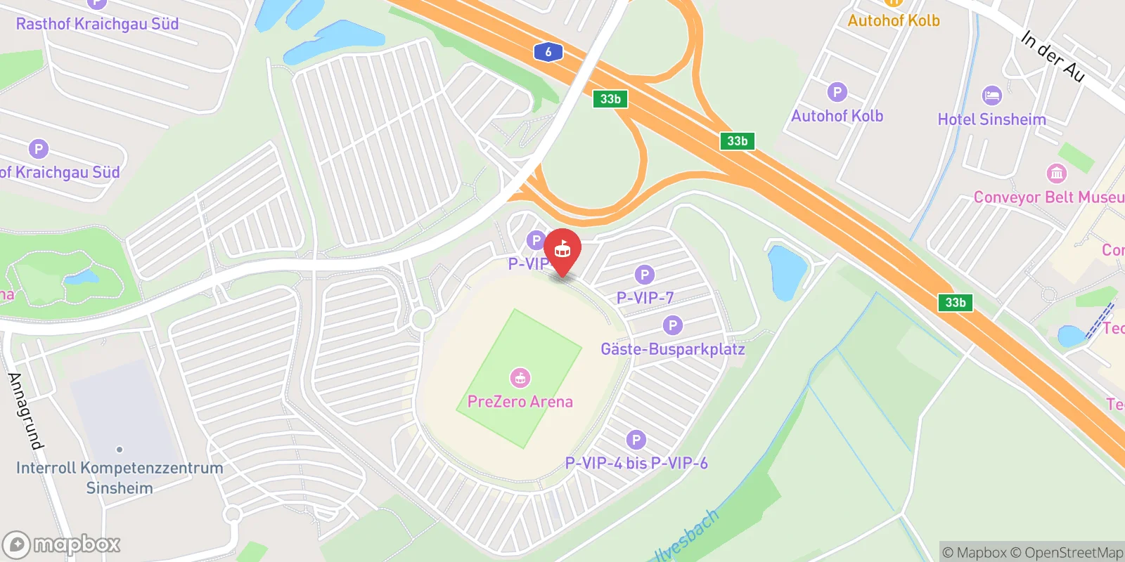 Mapa: Sinsheim