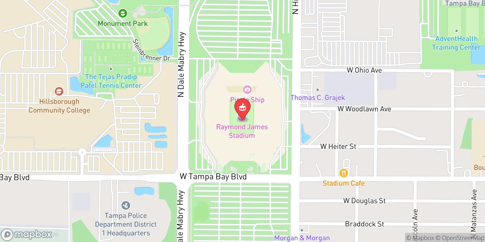 Mapa: Tampa