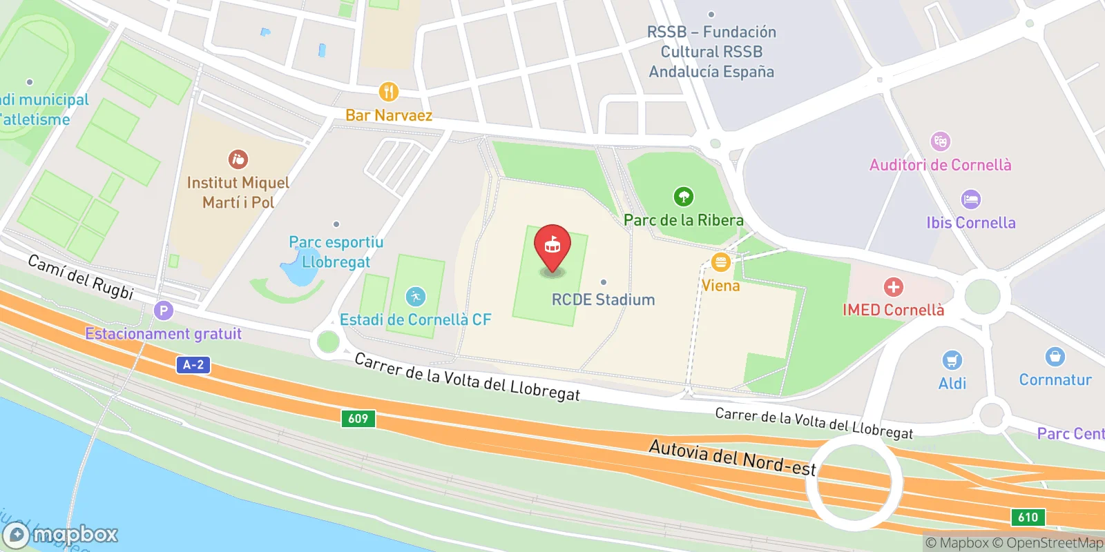 Mapa: Cornellà de Llobregat